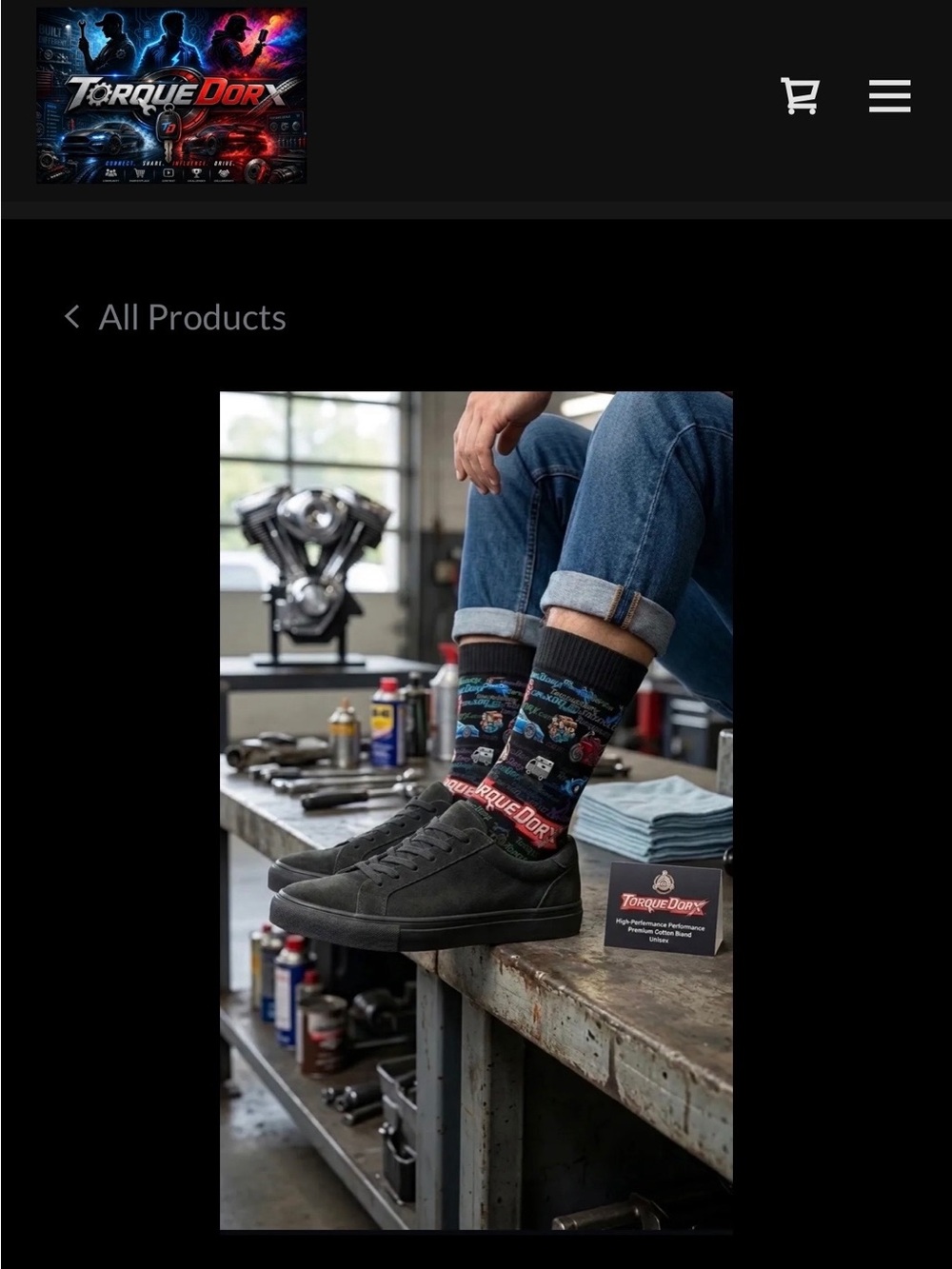 TorqueDorx  Crew Socks